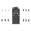 C&H Precision Model V4 Black Mount Plate with Stainless Steel T-Nut – CZ-SDW2-RSH-GDT-ST