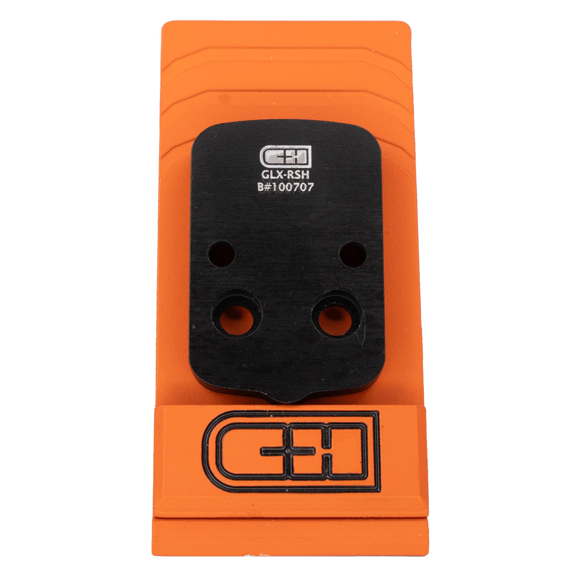 C&H Precision Glock 43x/48 MOS RMR Mount - Black, Model GLX-RSH