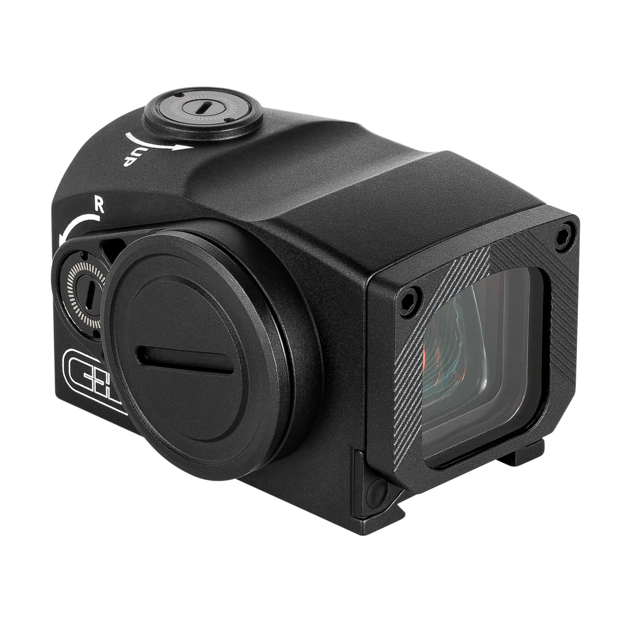 C&H Precision Duty XL Red Dot Sight with Multi Dot Reticle - 1X Power, 16mm Objective, Black