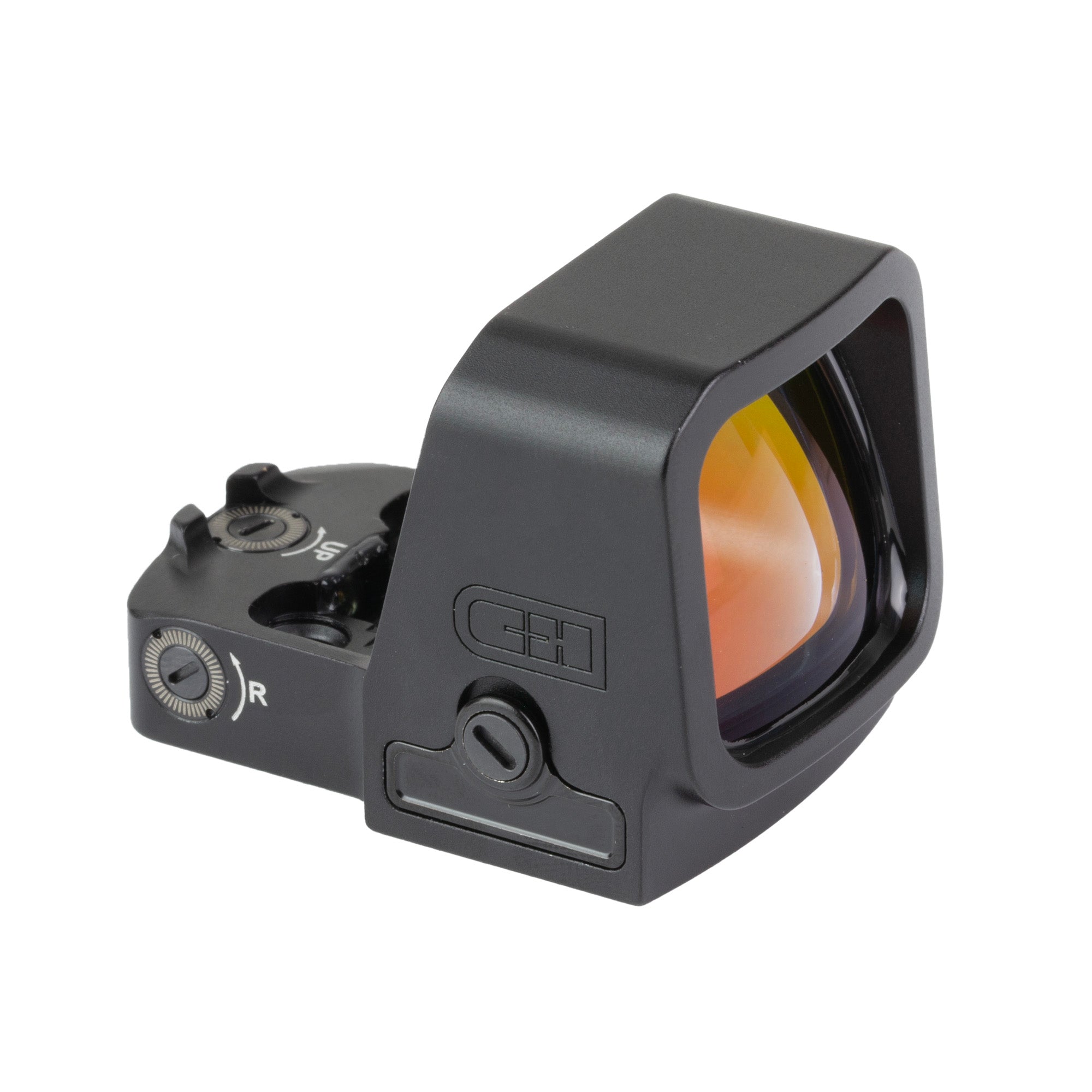 C&H Precision MAX Red Multi-Reticle RMSC 24mm Red Dot Sight in Black
