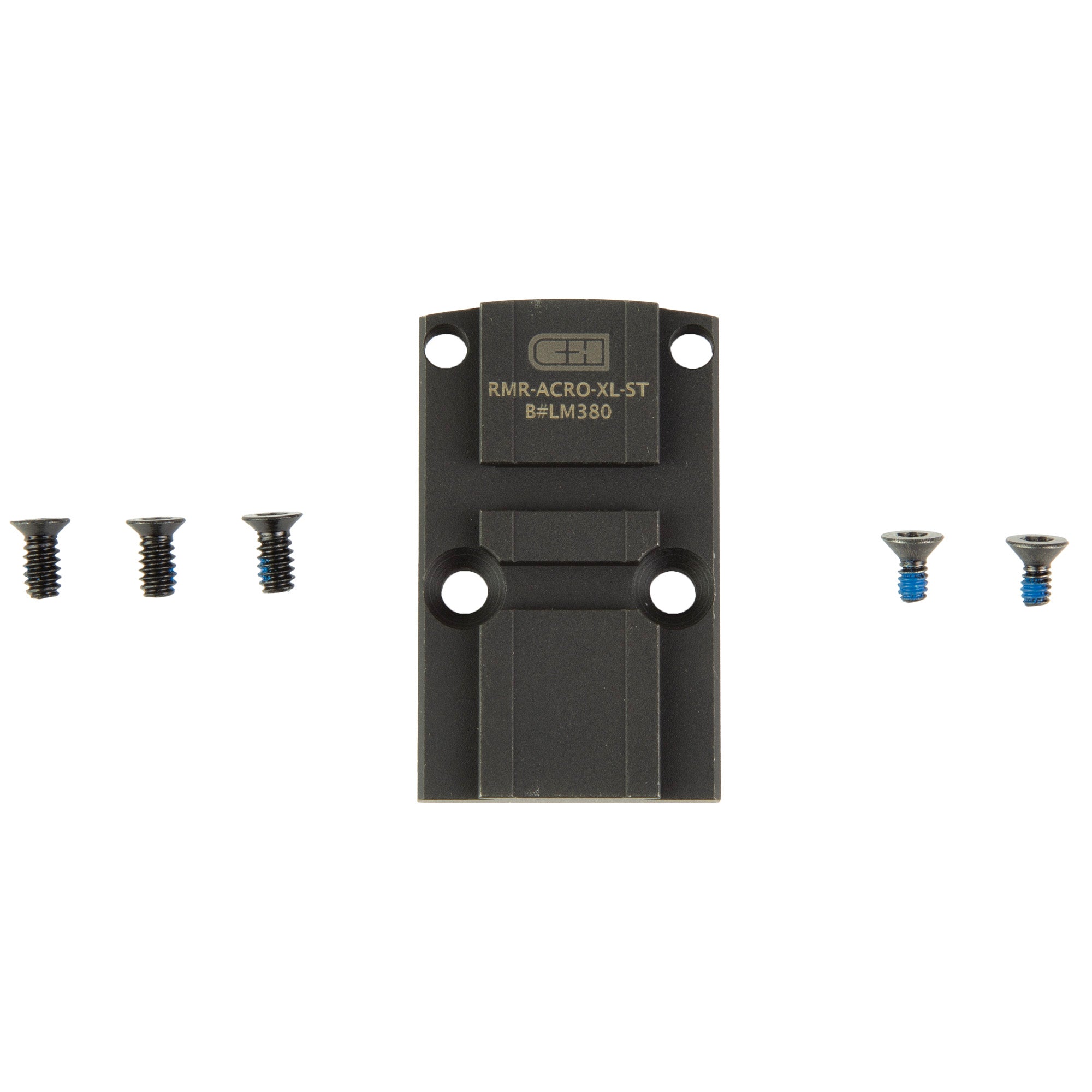 C&H Precision RMR to Acro STL Mount Plate - Black | Part RMR-ACRO-XL-ST