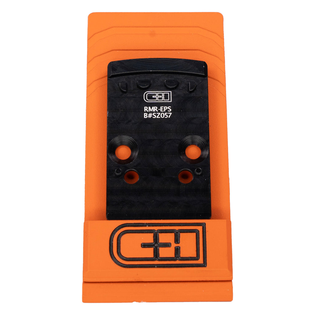 C&H Precision RMR to Holosun EPS Mount V4 – Precision Machined Black Mounting Plate