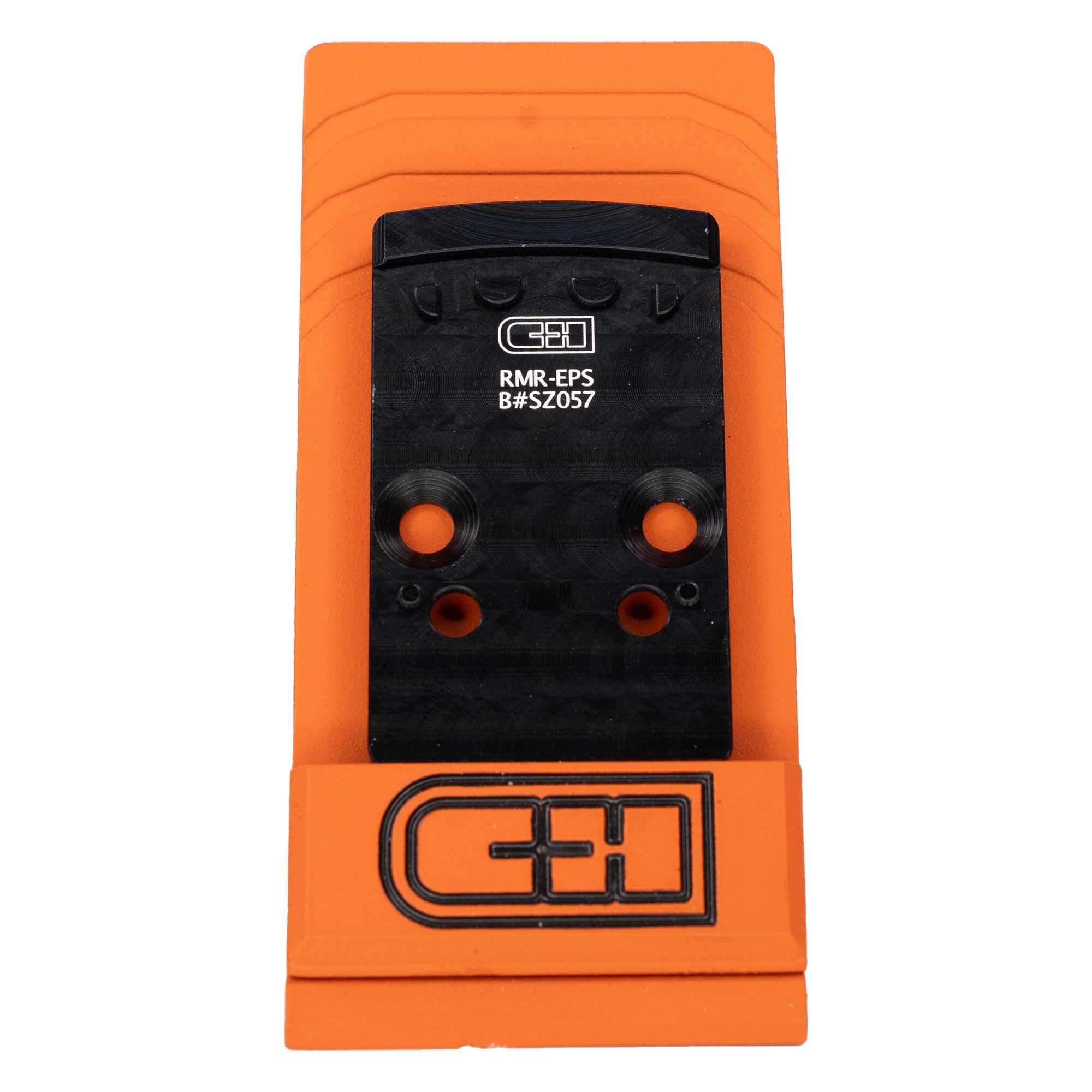 C&H Precision RMR to Holosun EPS Mount V4 – Precision Machined Black Mounting Plate