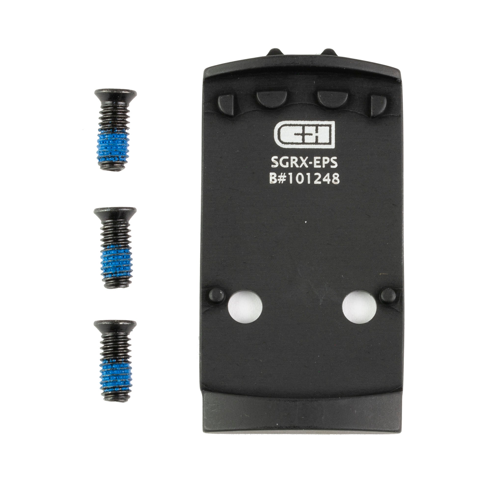C&H Precision V4 Mount for SIG P320 RX/AXG with EPS – Black