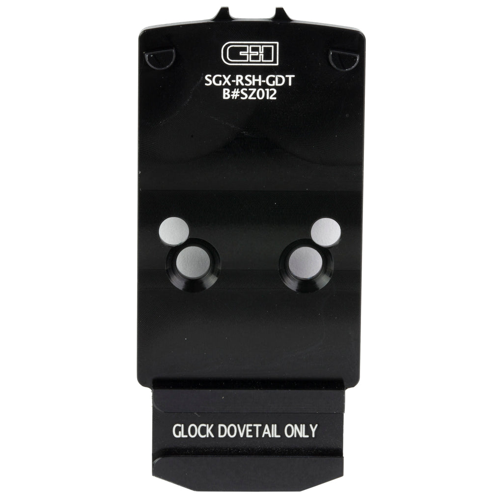 C&H Precision Sig P320 X Series Mount - Model SGX-RSH-GDT in Black