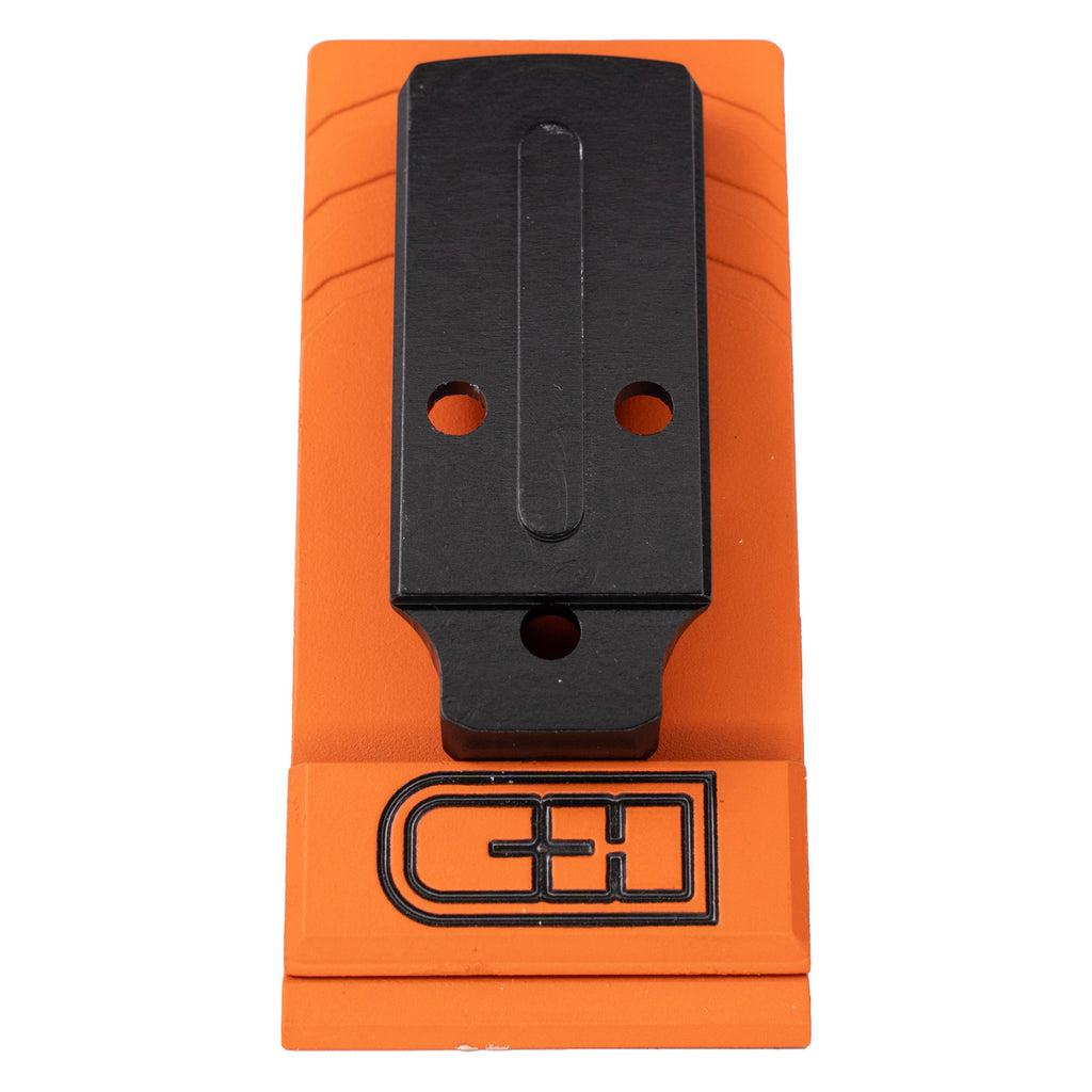 C&H Precision Staccato Duo Mount Plate with Patented Stainless Steel T-Nut - Black