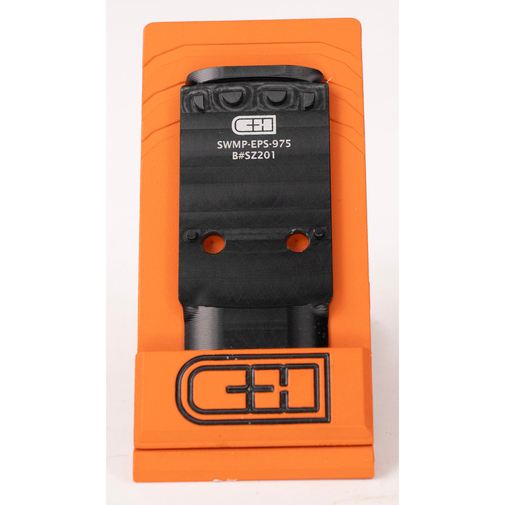 C&H Precision V4 Mounting Plate with Stainless Steel T-Nut - Black