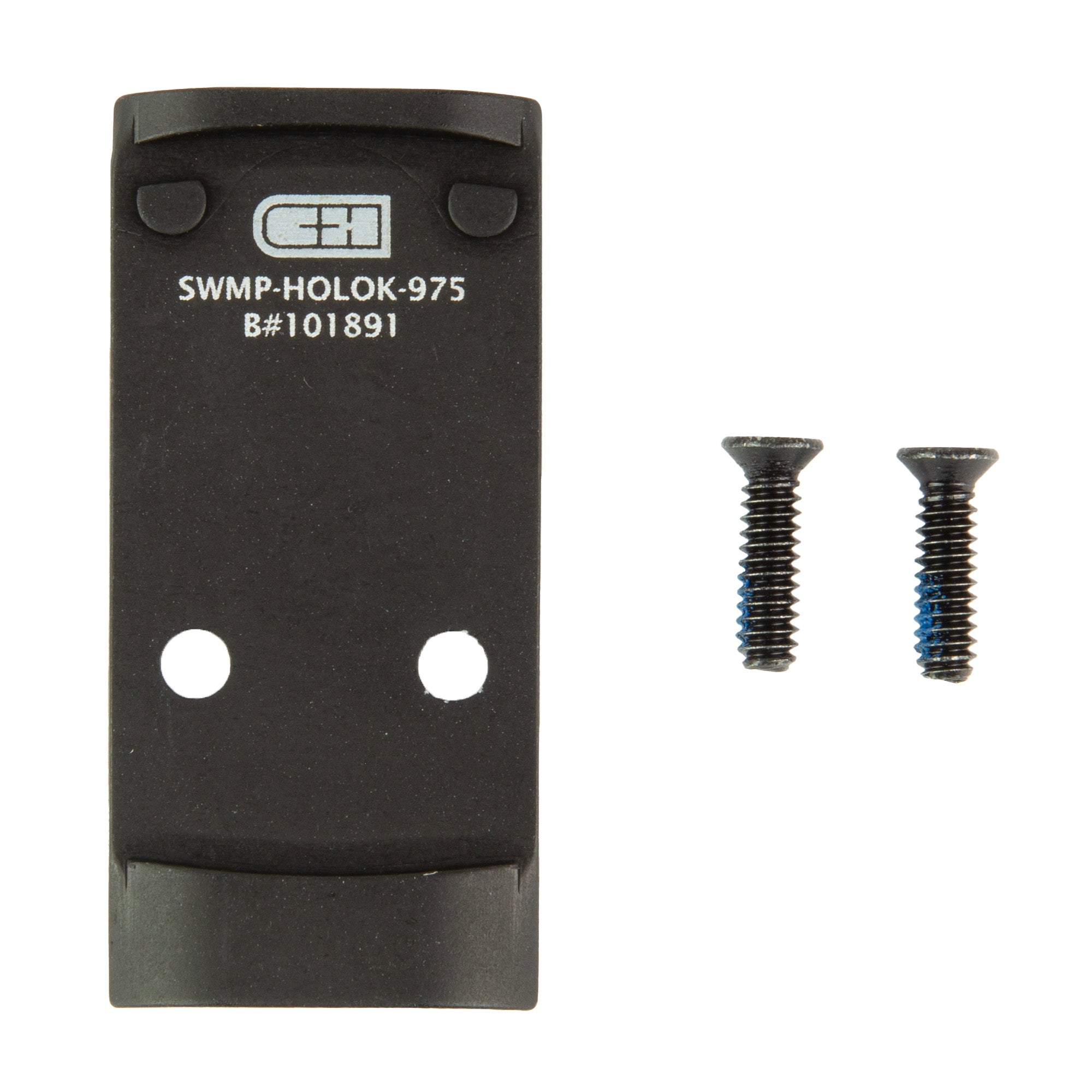 C&H Precision SWMP-HOLOk-975 Mounting Plate for S&W M2.0 C.O.R.E. to 407K - Black