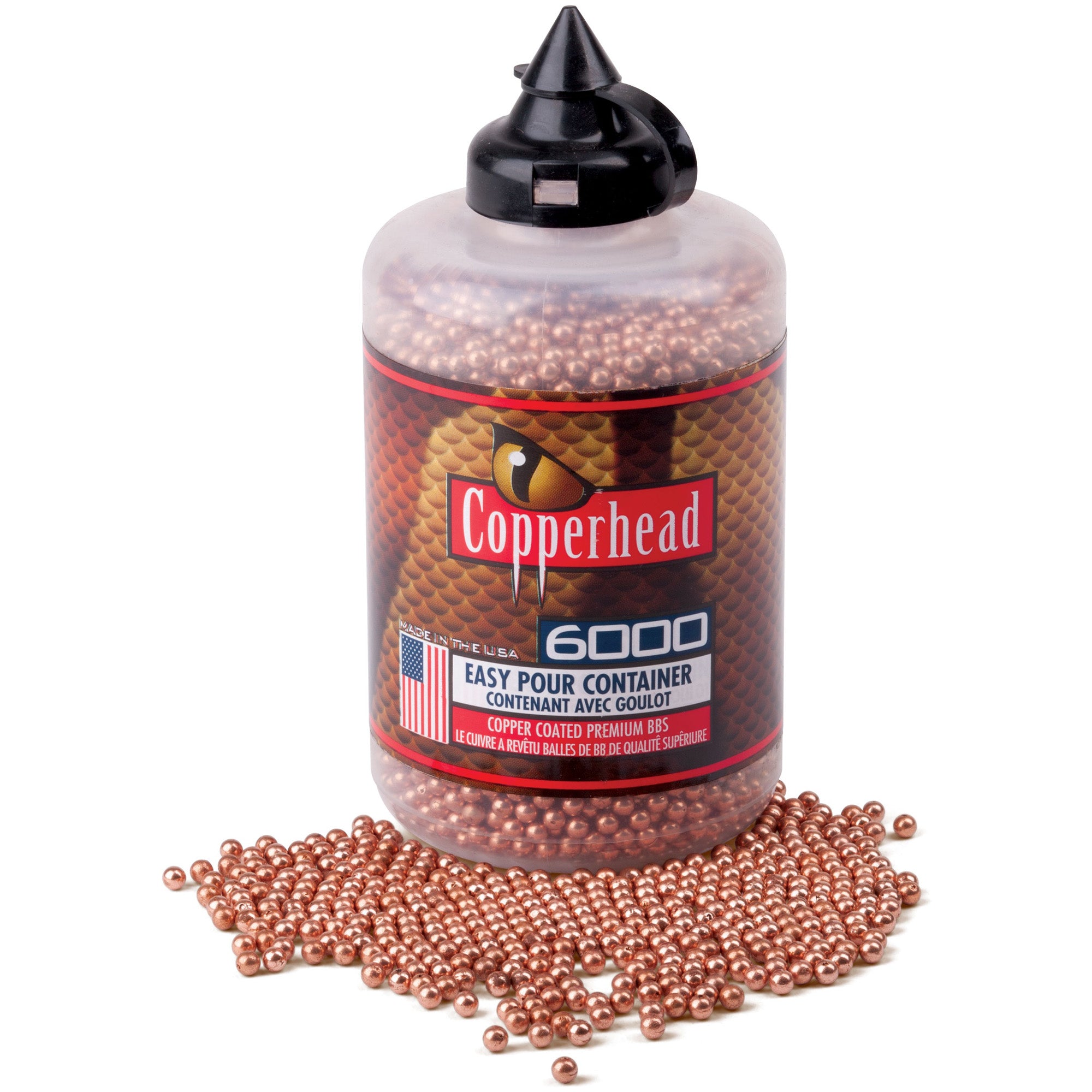 Crosman Copperhead .177 BB Pellets – 6000 Count, Precision Airgun Ammunition