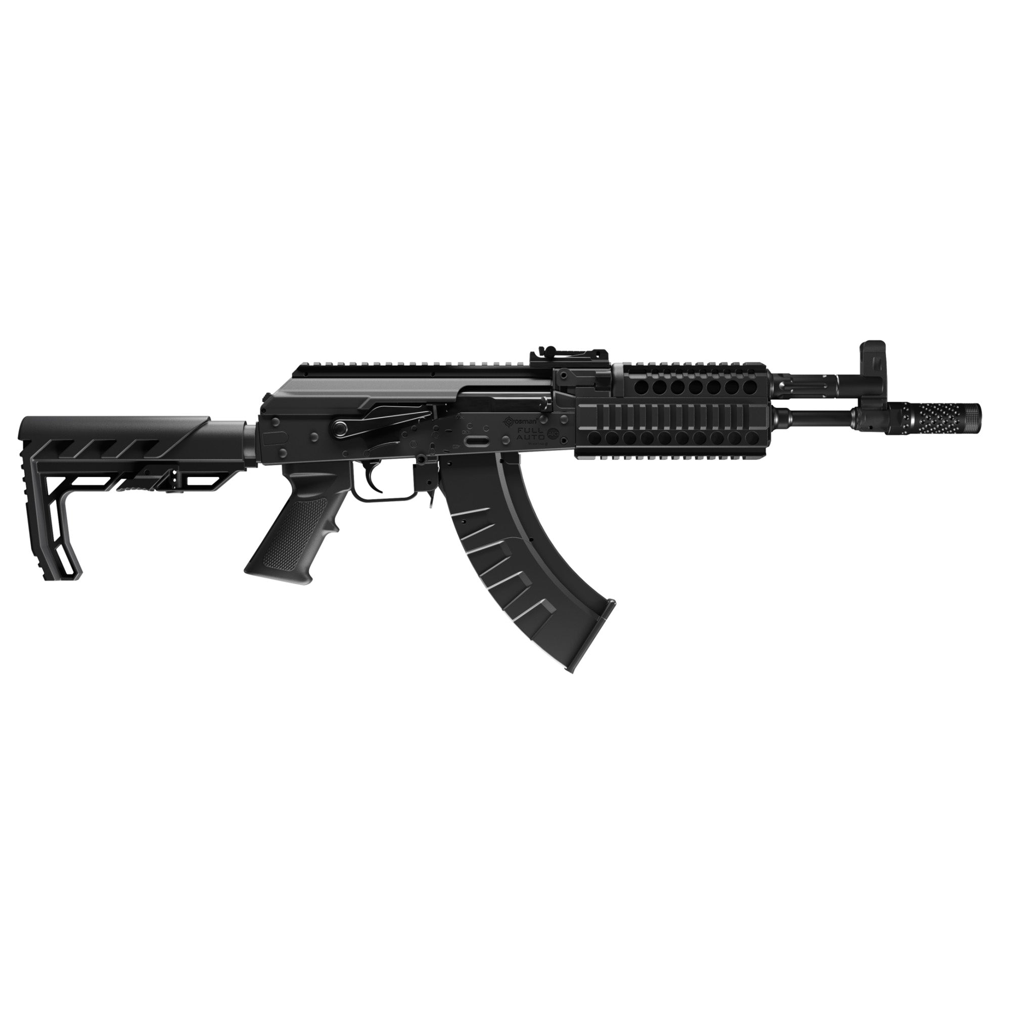 Crosman AK1 Full Auto BB Air Rifle with 28-Round Magazine and Adjustable Stock