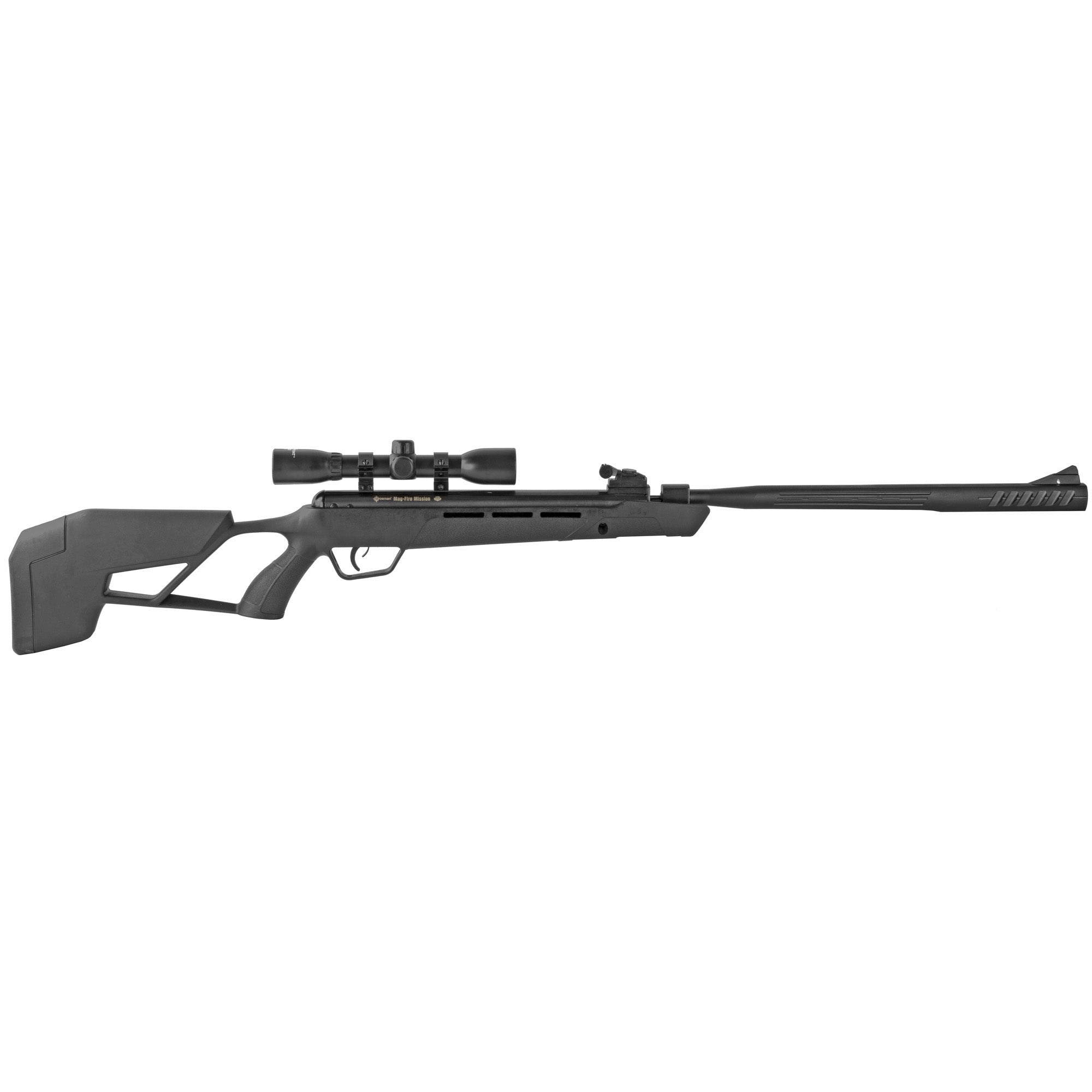 Crosman Mag Fire Mission 22 Caliber Air Rifle with 10-Round Capacity and 4x32mm Scope