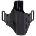 Crucial Concealment CRU1000 Kydex Outside Waistband Holster for Glock 17, Right Hand, Black
