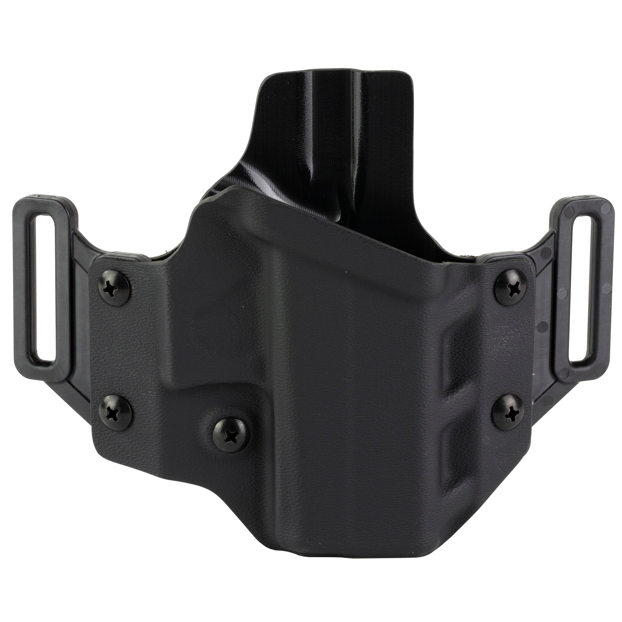 Crucial Concealment CRU1002 Outside Waistband Holster for Glock 43/43X, Right Hand, Black Kydex