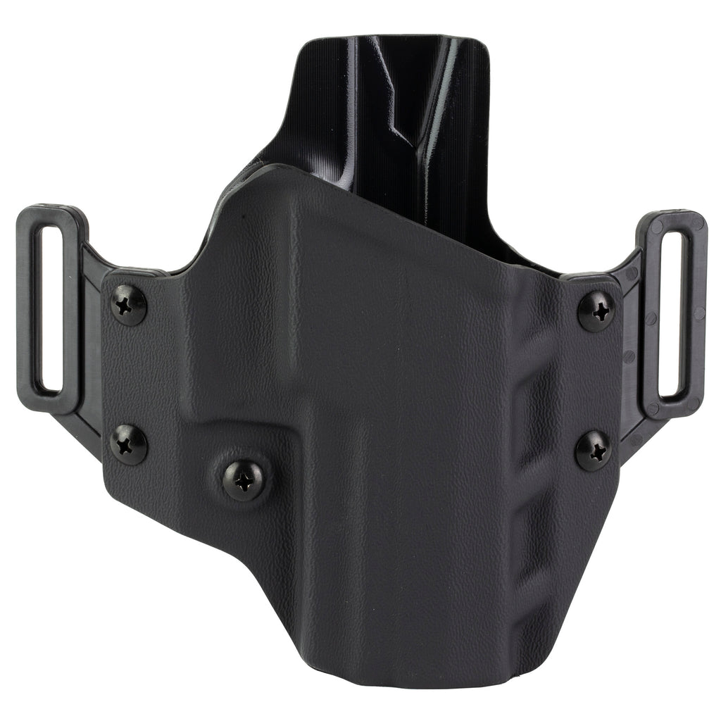 Crucial Concealment CRU1004 Outside Waistband Holster for Sig Sauer P320 C/XC, Right Hand, Black Kydex