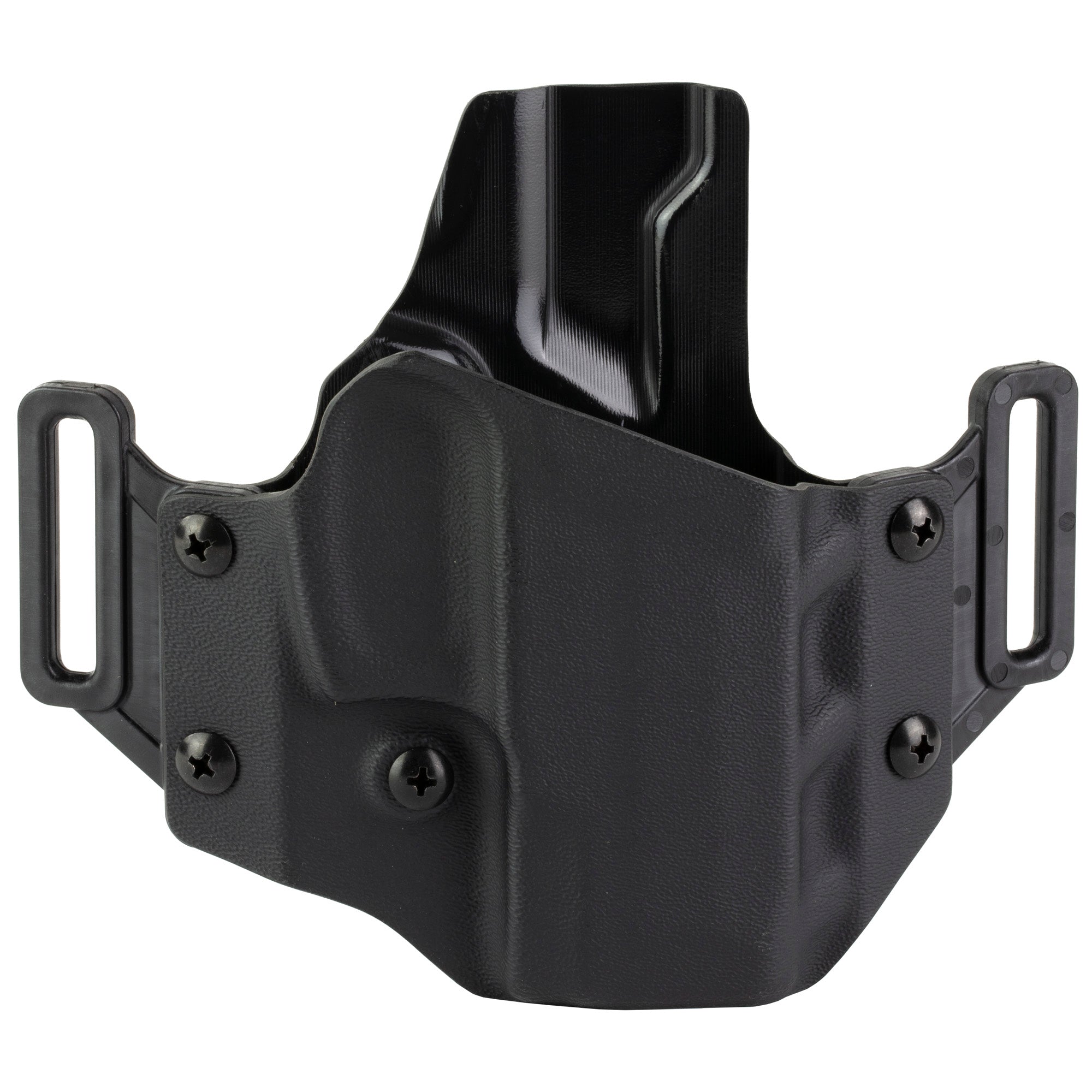 Crucial Concealment CRU1007 Outside Waistband Holster for Taurus G3C/G2C, Right Hand, Black Kydex