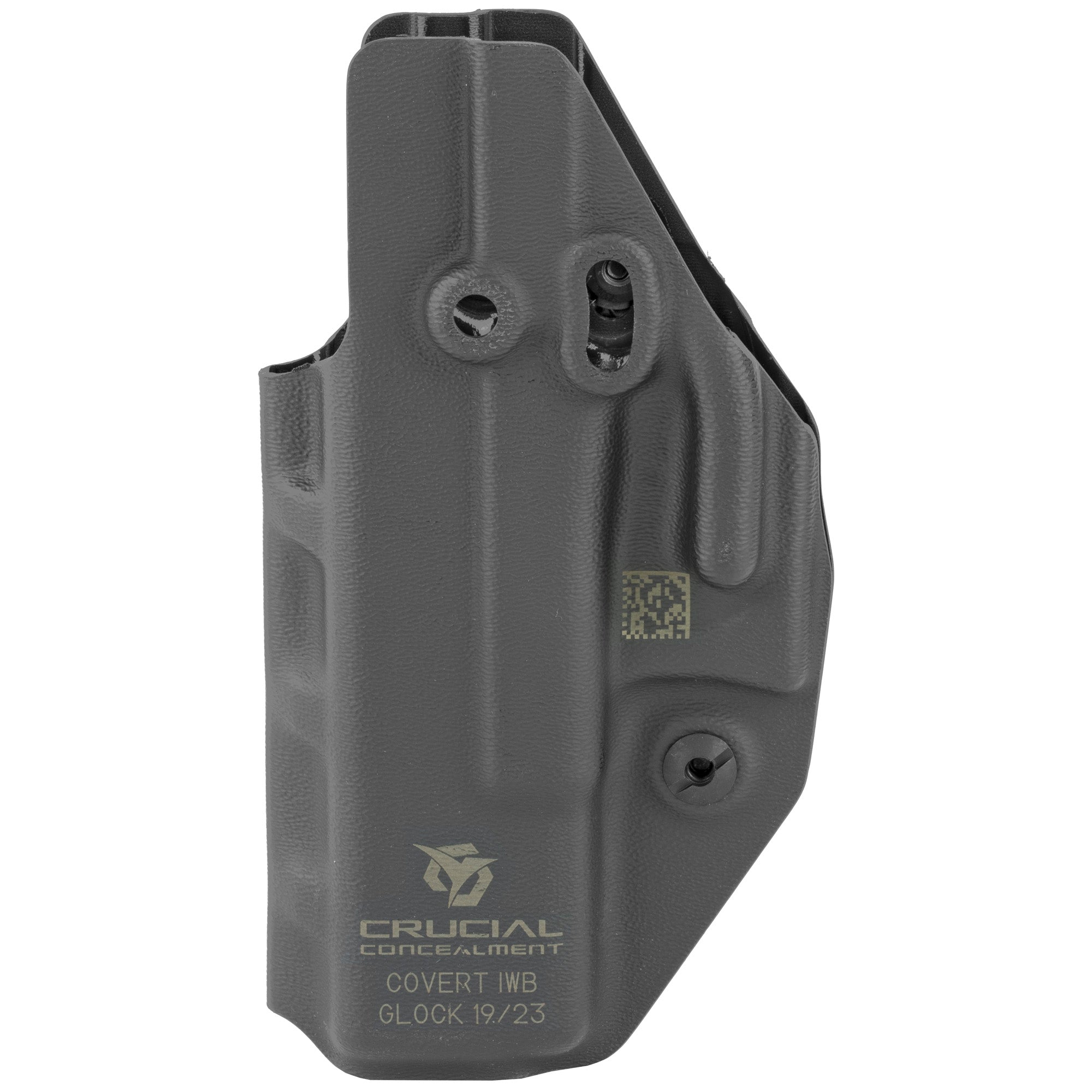 Crucial Concealment Covert IWB Holster for Glock 19 - Ambidextrous Kydex Carry