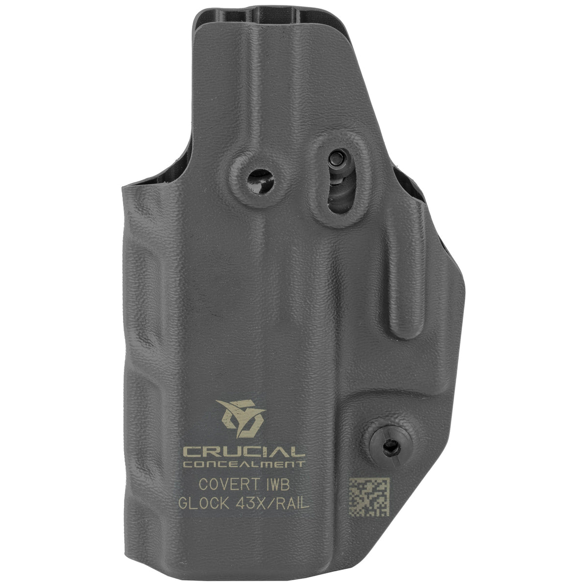 Crucial Concealment Covert IWB Holster for Glock 43/43X