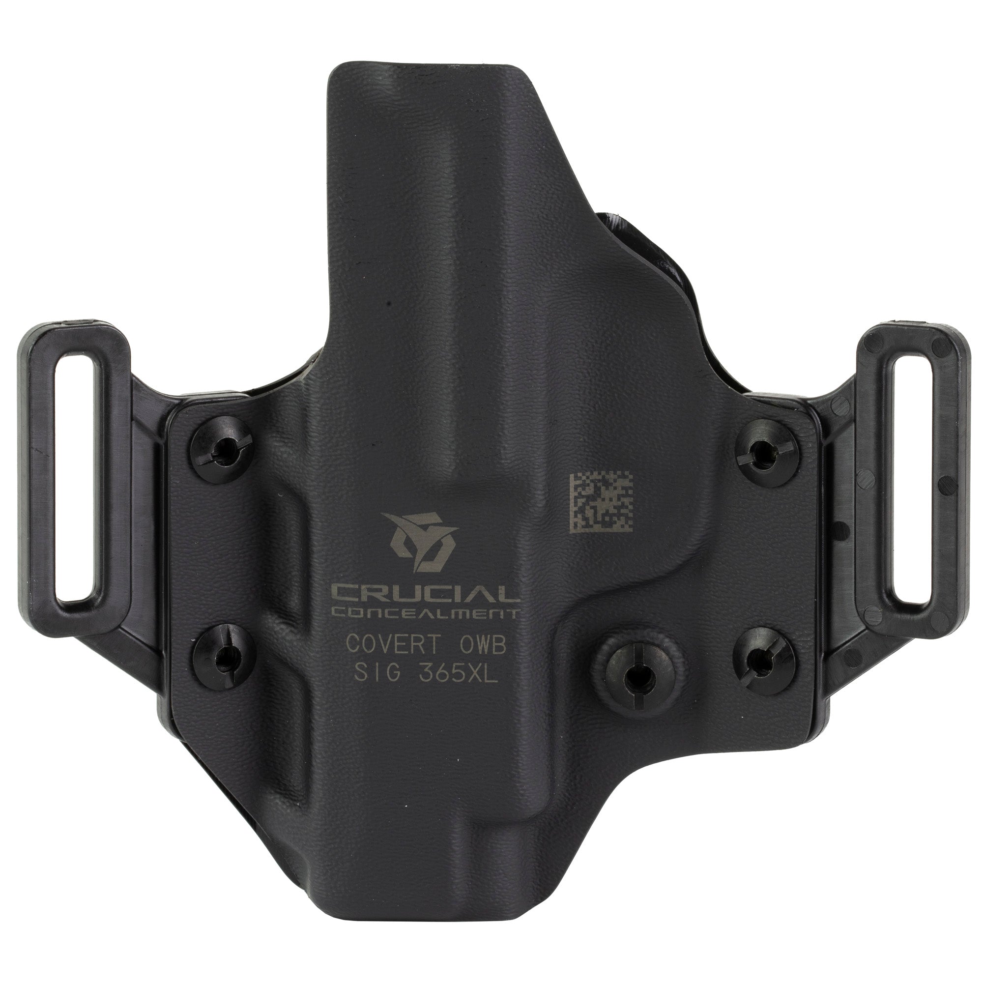 Crucial Concealment Covert OWB Holster for Sig P365 XL, Right Hand, Kydex, Black