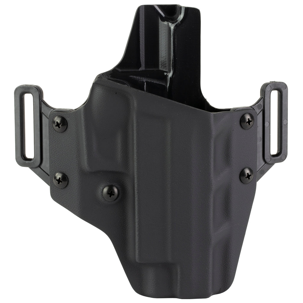 Crucial Concealment CRU1152 Outside Waistband Holster for Sig P220/P226/P229, Right Hand, Black Kydex