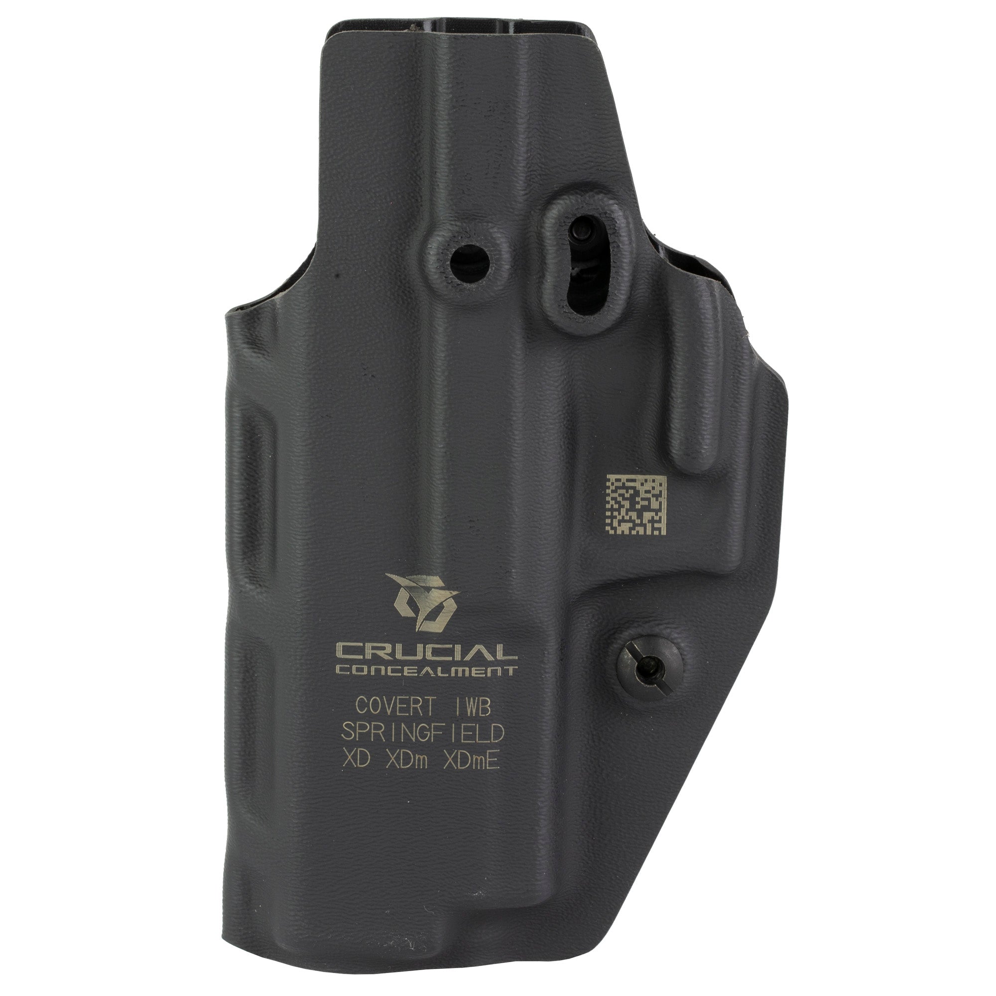 Crucial Concealment CRU1154 IWB Holster for Springfield XD/XDm/XDmE 3-4 - Ambidextrous Kydex Concealed Carry