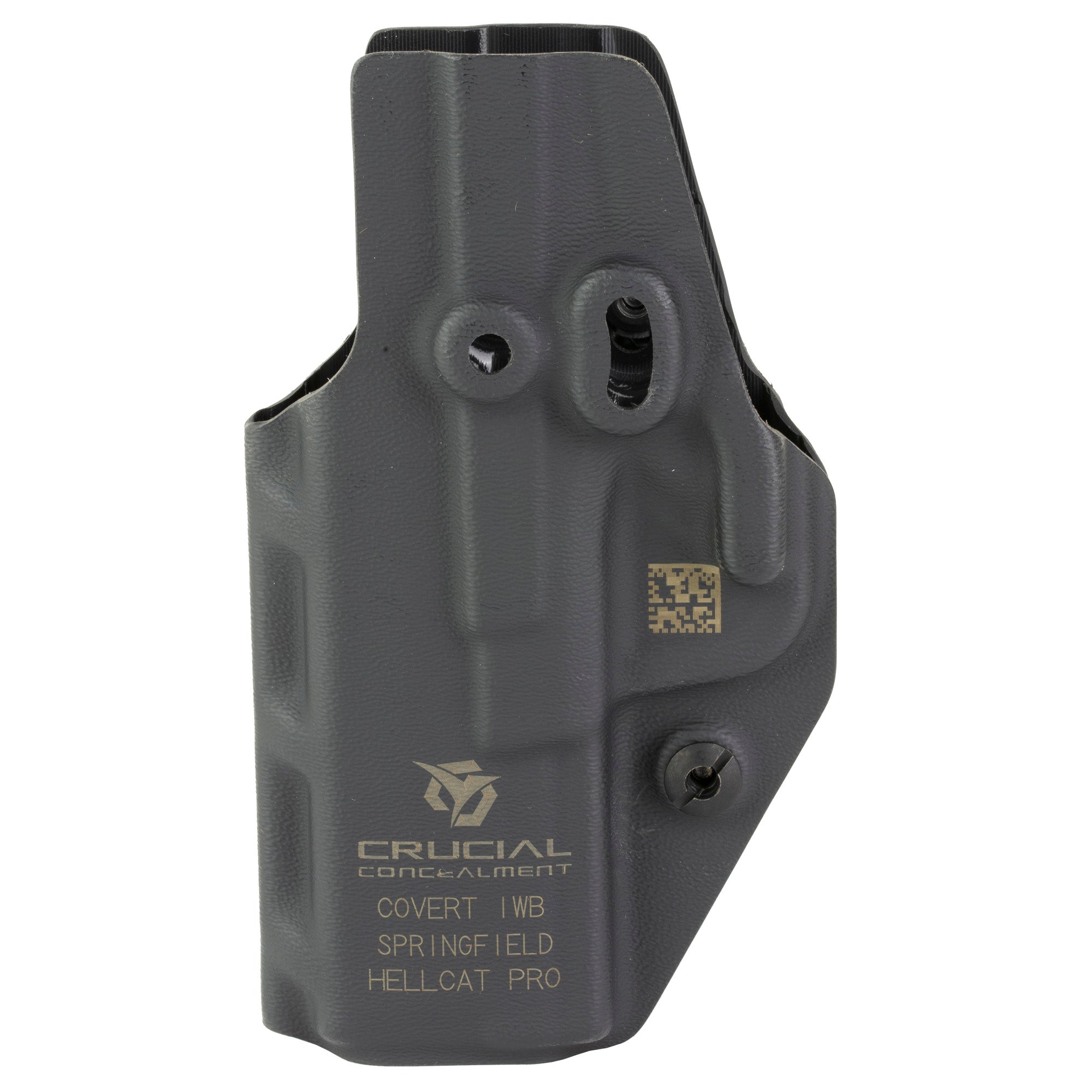 Crucial Concealment Covert Inside the Waistband Holster for Right Hand Carry in Black - Model 1236