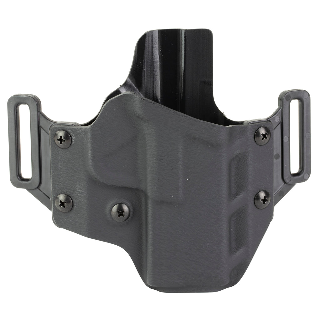 Crucial Concealment Covert Outside the Waistband Holster for Right Hand, Black Kydex