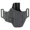 Crucial Concealment Covert Outside the Waistband Holster for Right Hand, Black Kydex