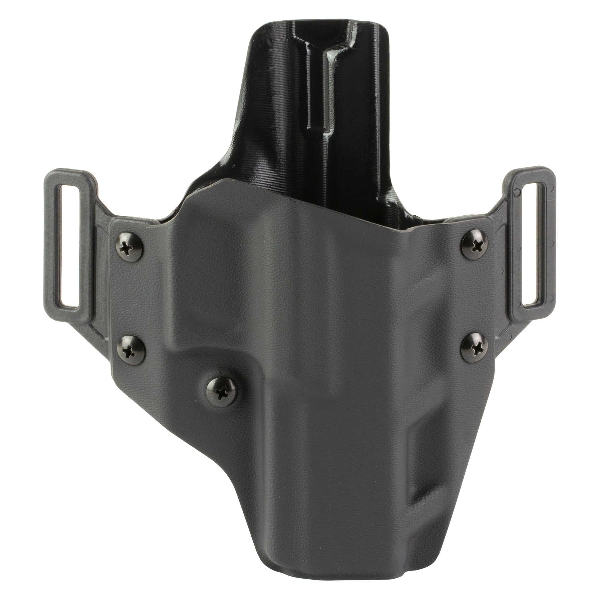 Crucial Concealment Covert Outside the Waistband Holster for Right Hand, Model ECHELON - Black Kydex
