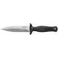 Cold Steel Counter Tac 1 Fixed Blade Knife with Sheath - 5-inch Plain Edge, Black Handle