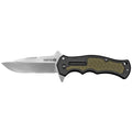 Cold Steel Crawford Model 1 Folding Knife with 3.5-Inch Blade and Green Handle