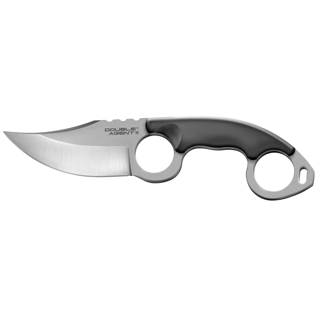 Cold Steel Double Agent II 3-inch Fixed Blade Knife with Sheath