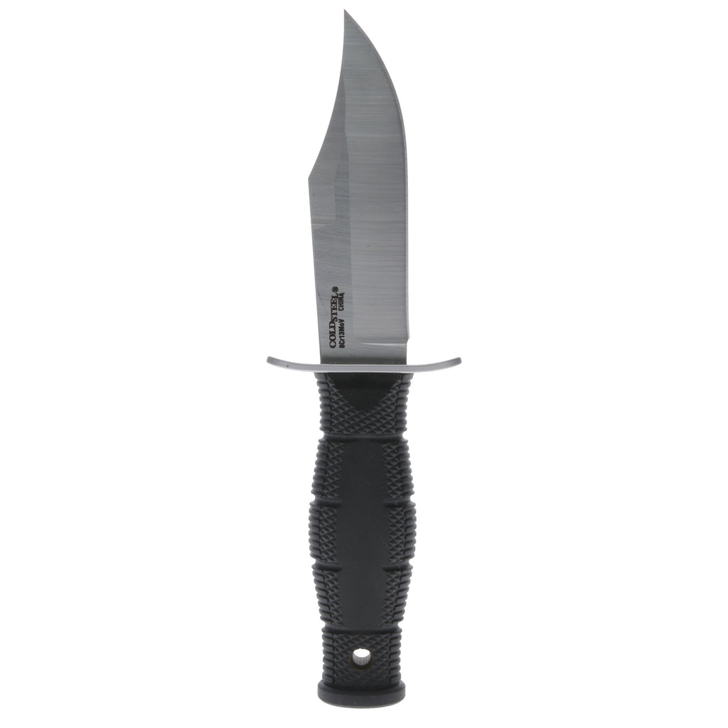 Cold Steel Mini Leatherneck Fixed Blade Knife - 3.5 Inch Blade with Black Kray-Ex Handle and Secure-Ex Sheath