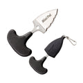 Cold Steel Mini Pal Fixed Blade Knife with Sheath, 1-Inch Razor-Sharp Blade, AUS 8 Steel, Black Handle