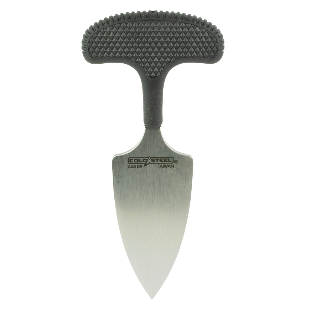Cold Steel Urban Edge 2.5-Inch Fixed Blade Knife with Sheath - AUS 8 Steel, Black Handle