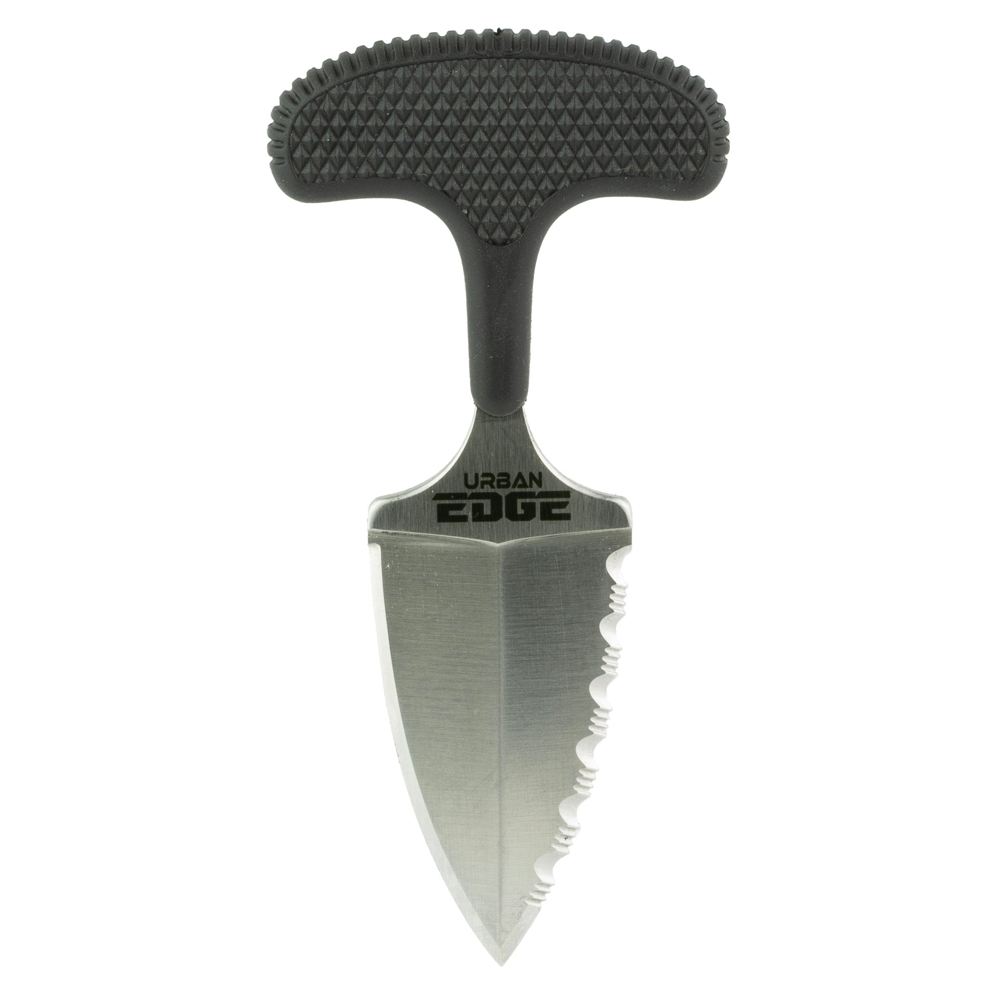 Cold Steel Urban Edge Fixed Blade Knife with AUS 8 Steel, 2.5-Inch Plain and Serrated Edge