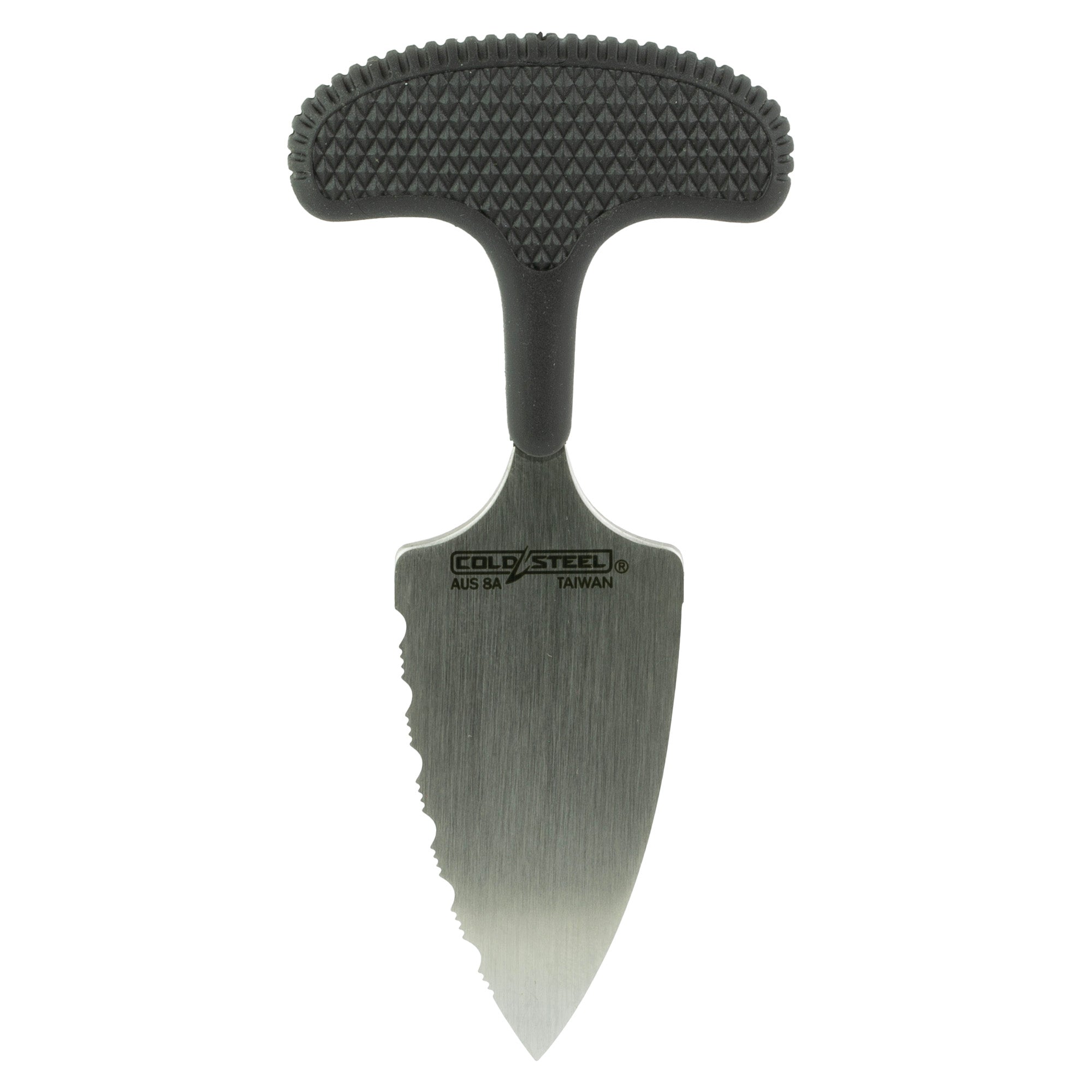 Cold Steel Urban Edge Fixed Blade Knife with AUS 8 Steel, 2.5-Inch Plain and Serrated Edge