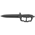 Cold Steel Chaos Double Edge Fixed Blade Knife with Sheath, 7.5 Inches, Black