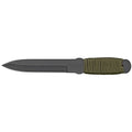 Cold Steel True Flight Thrower Fixed Blade Knife with Sheath – 6.75 inch Black Carbon Steel Thrower