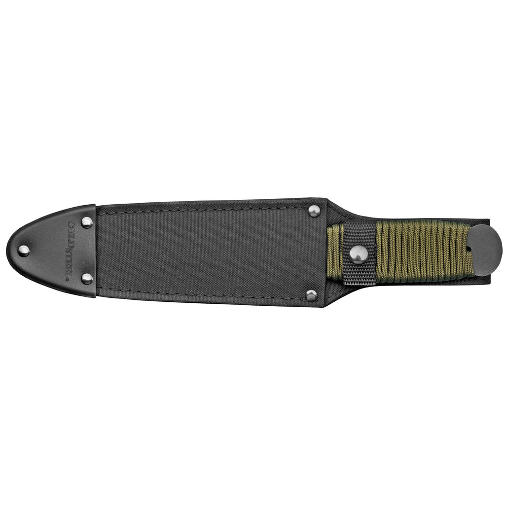 Cold Steel True Flight Thrower Fixed Blade Knife with Sheath – 6.75 inch Black Carbon Steel Thrower