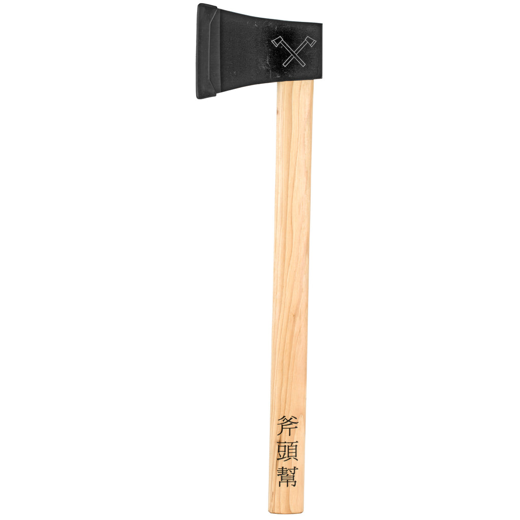 Cold Steel Axe Gang Hatchet - 20.25-inch Black 1055 Carbon Steel Hand Axe