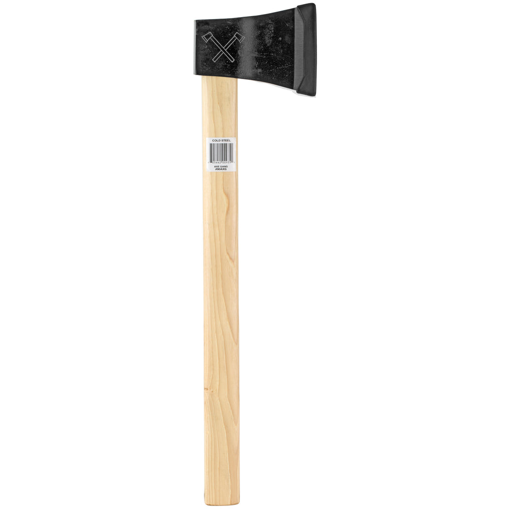 Cold Steel Axe Gang Hatchet - 20.25-inch Black 1055 Carbon Steel Hand Axe