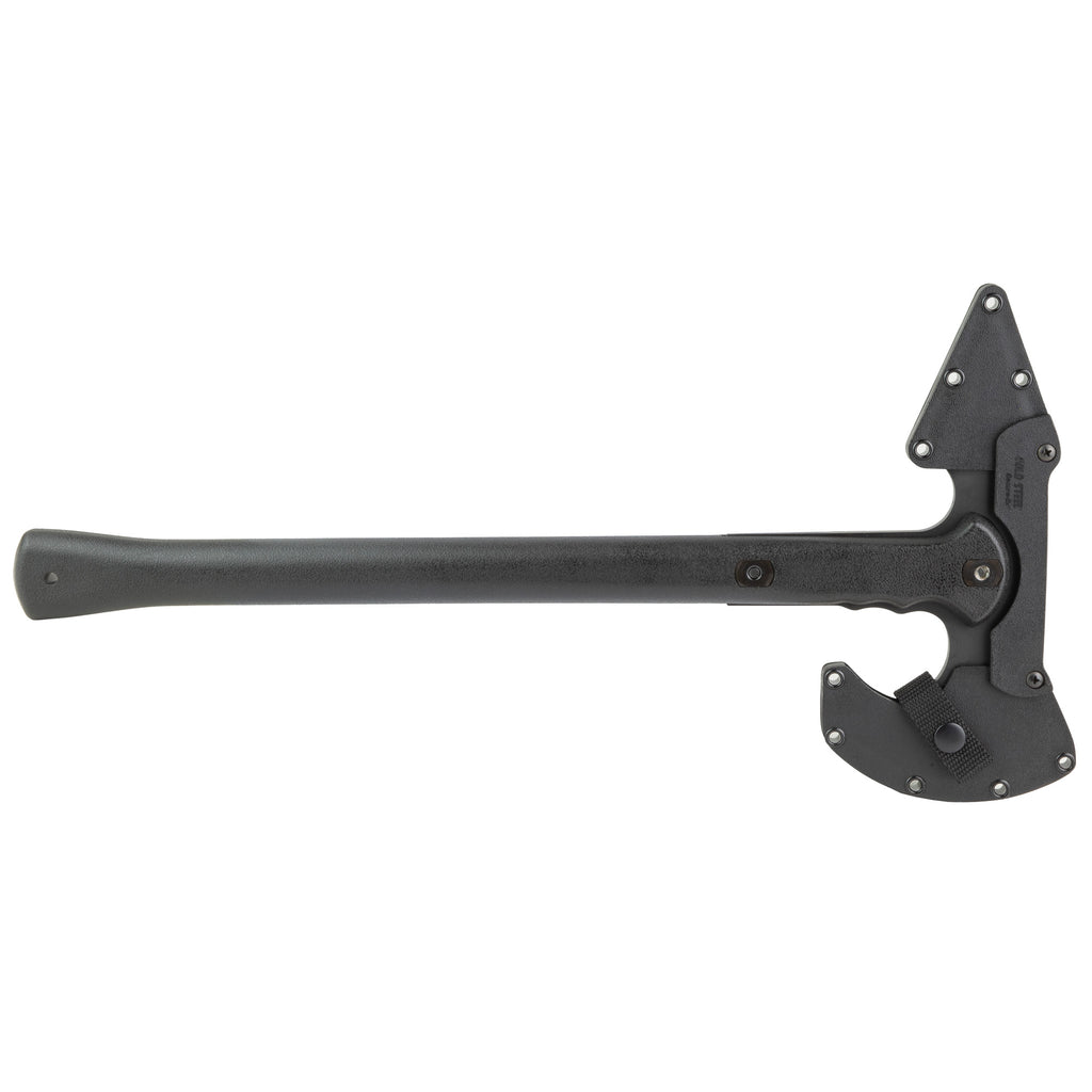 Cold Steel Trench Hawk with Sheath - 19-inch Tactical Axe with Plain Edge and Wedge Spike