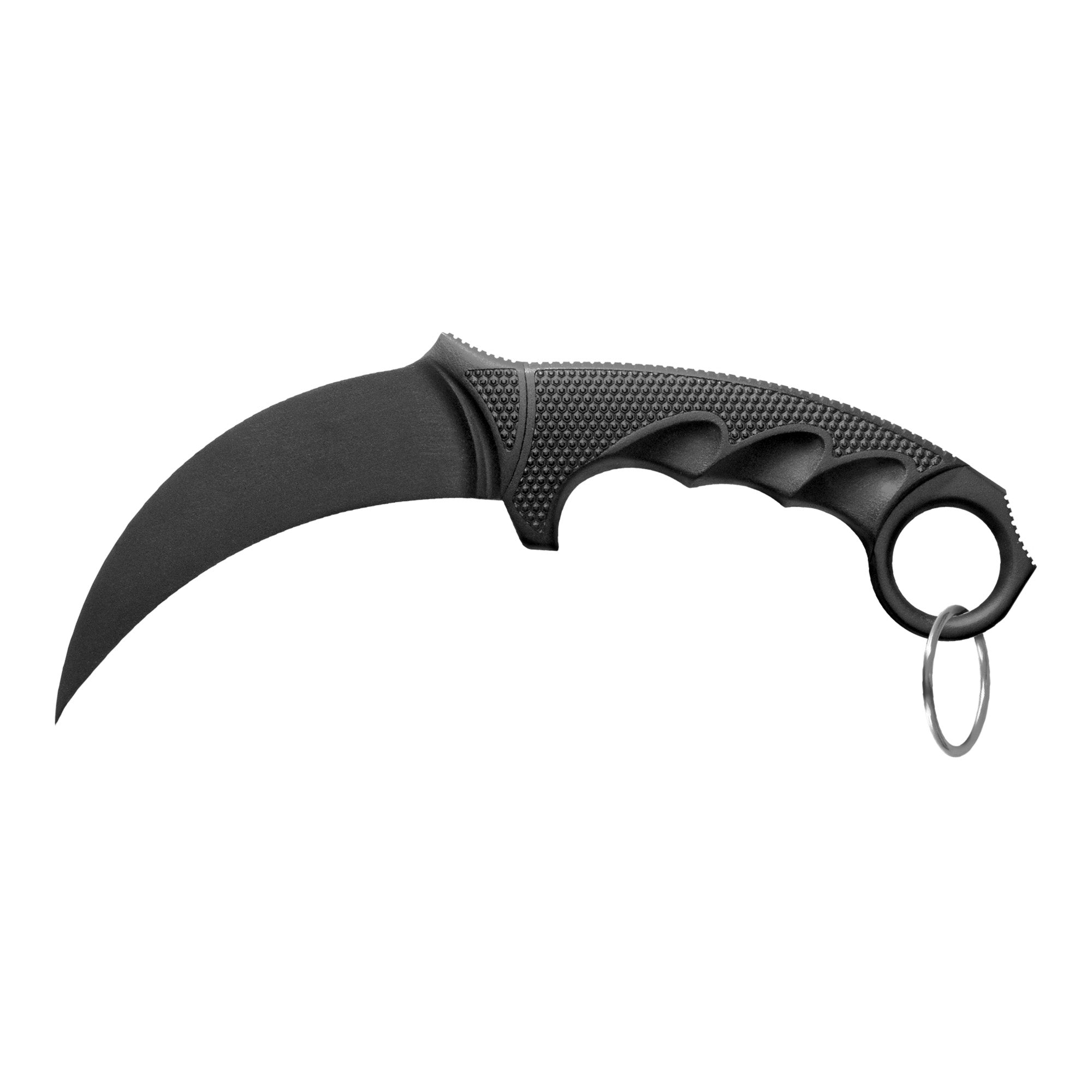 Cold Steel FGX Karambit Fixed Blade Knife - 4 Inch Black Kray-Ex Handle