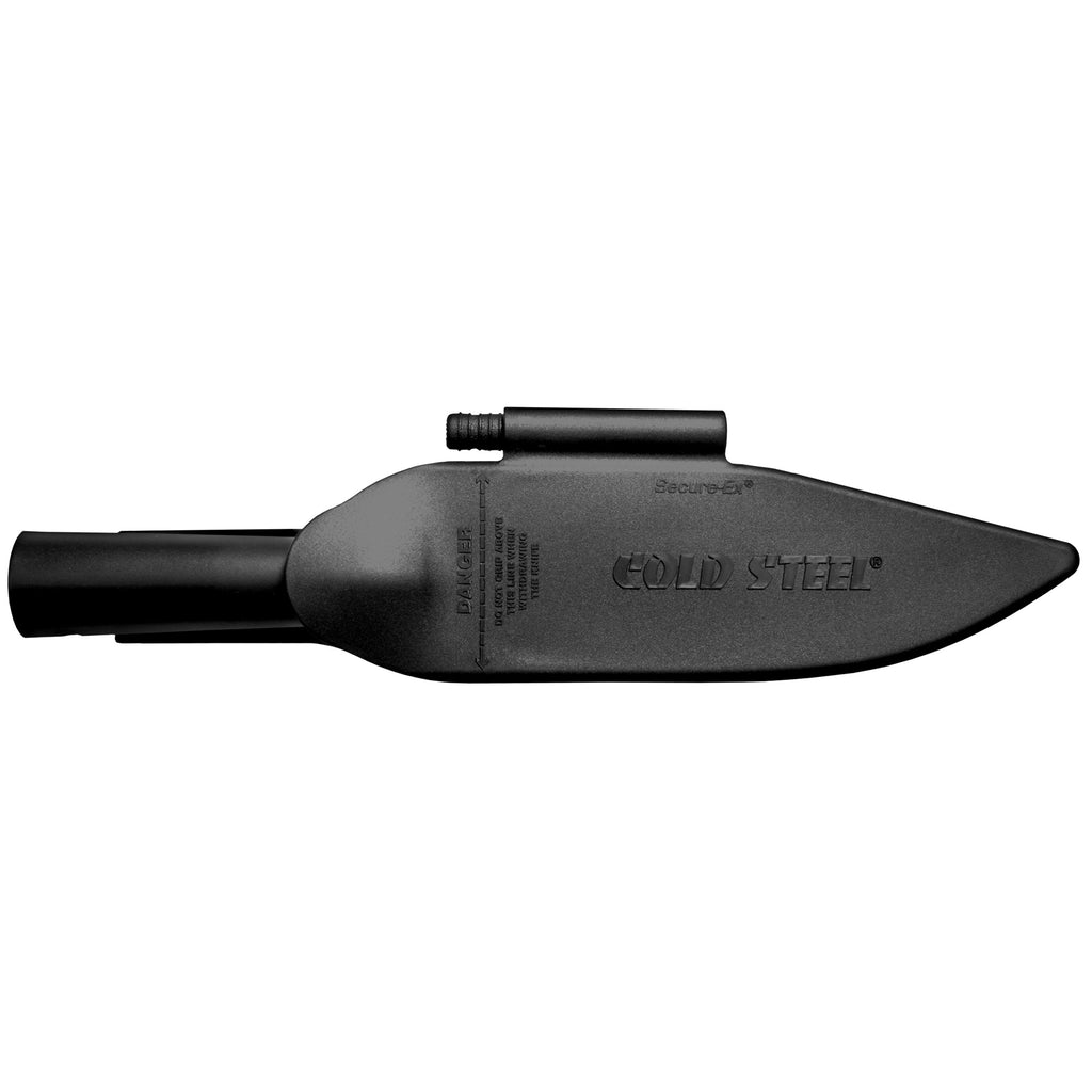 Cold Steel Bushman Bowie Fixed Blade Knife with Sheath and Ferrocerium Fire Steel, 7 Inches, Black
