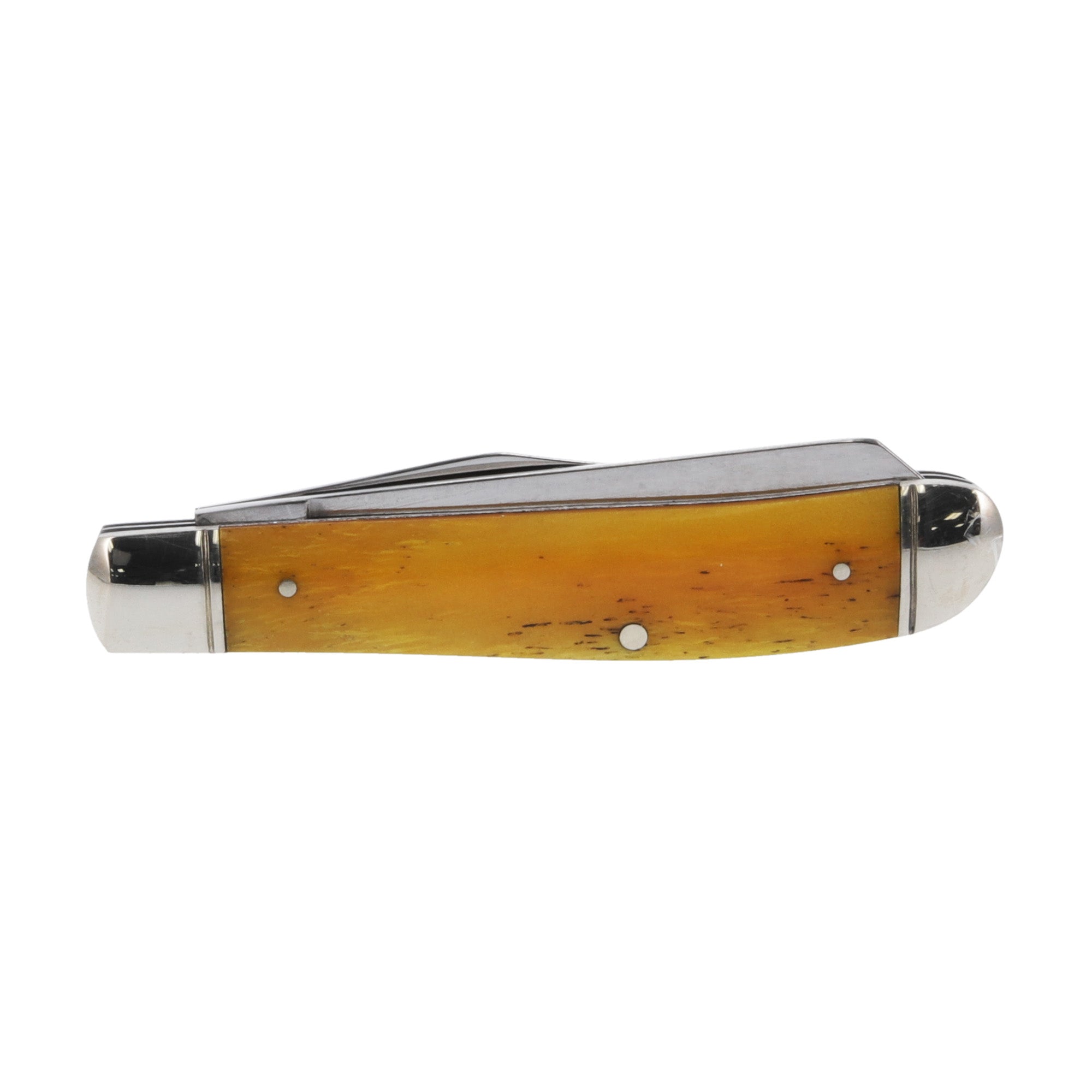 Cold Steel Mini Trapper Folding Knife with Bone Handles and 8Cr13MoV Blade