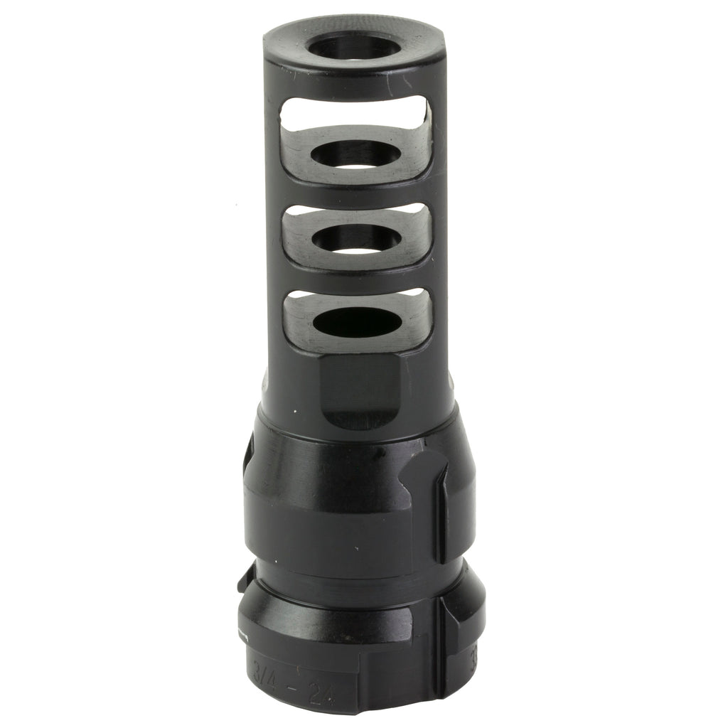 Dead Air Armament KeyMo Muzzle Brake for 3/4x24 Threaded Rifles in Black