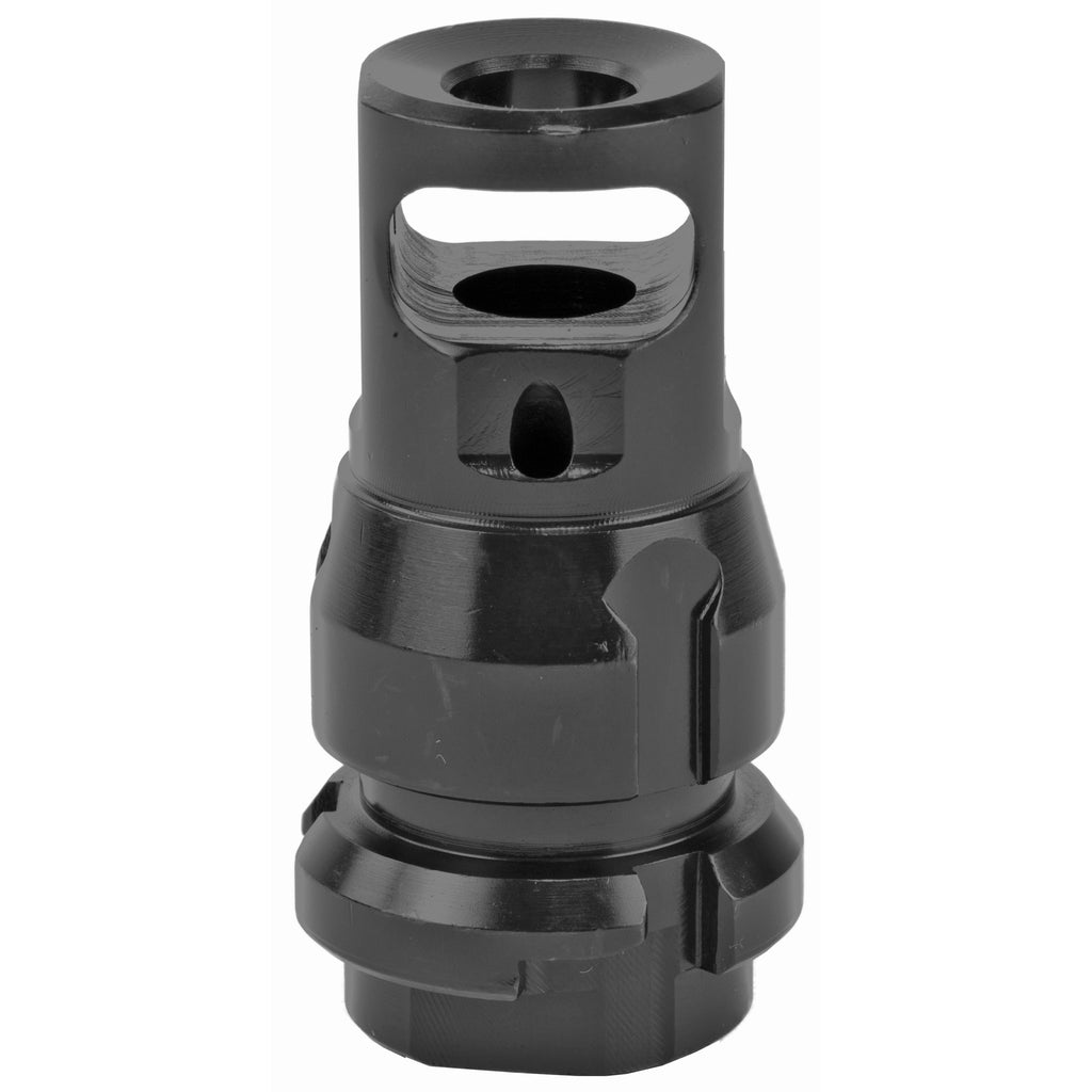 Dead Air Armament Key Mount Muzzle Brake for 9mm – Black, 1/2x28 Threads