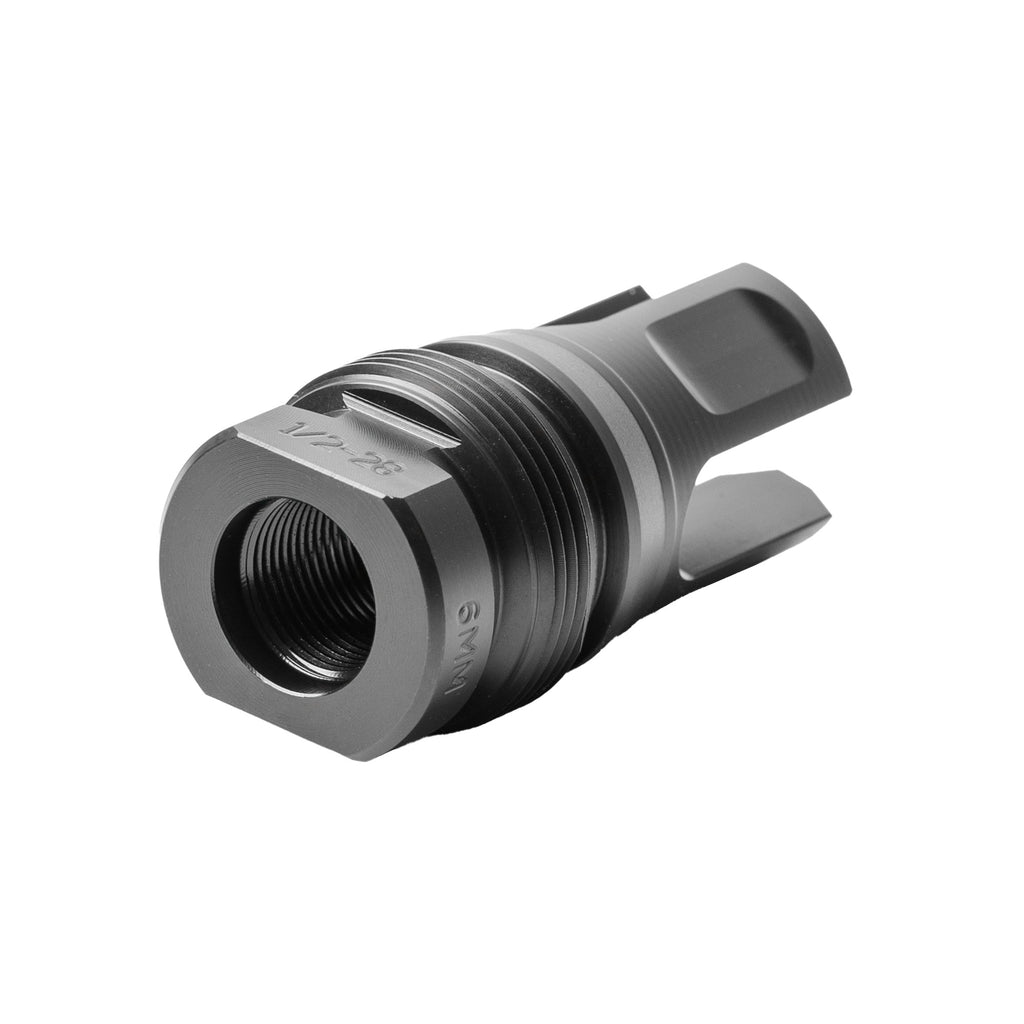 Dead Air Armament Xeno GOV 3-Prong Flash Hider for 6mm Caliber Rifles