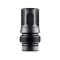 Dead Air Armament Xeno 3-Prong Flash Hider for 9mm Rifles - Black, Model DA130