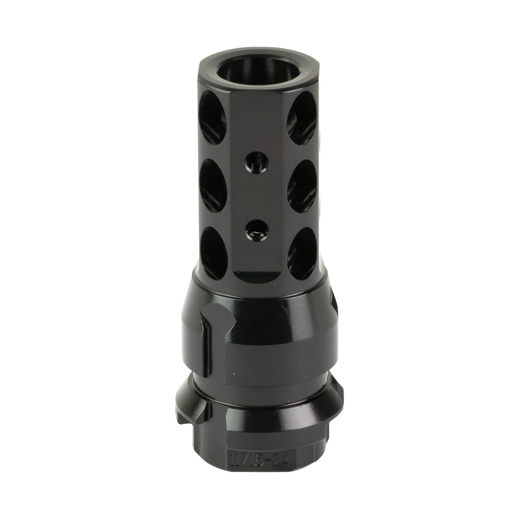 Dead Air Armament KeyMo Brake .46 for 45 Caliber Rifles – Key Mount Muzzle Brake in Black